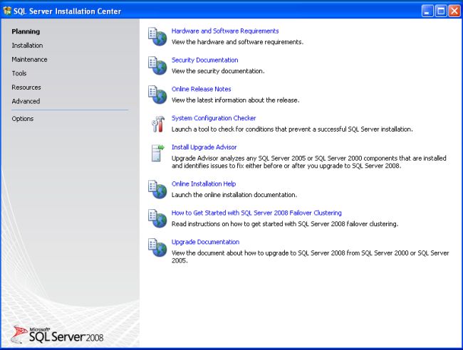 SQL Server Installation